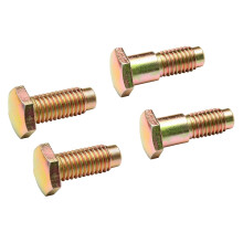 4 Pieces Seat Belt Bolts Metal Durable Car Accessories, Premium Replace,s Easy Installation Long and Short Bolts Mounting Attachment Bolts