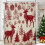 Kerstdouchegordijn 180x150cm Polyester 4