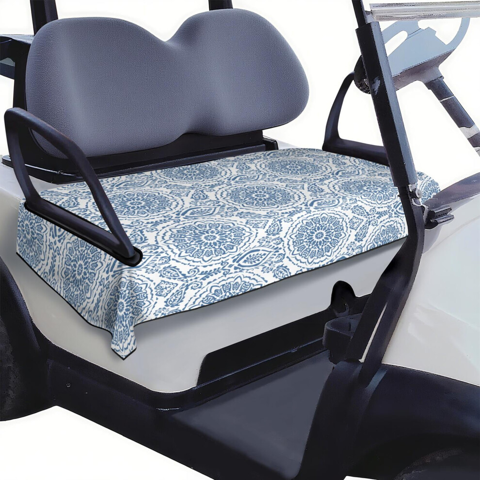 Convenient Golf Cart Seat Cover 51" X 31", Easy On/Off Microfiber Towel Blanket For Ezgo, Club Car, Yamaha 9773935219861