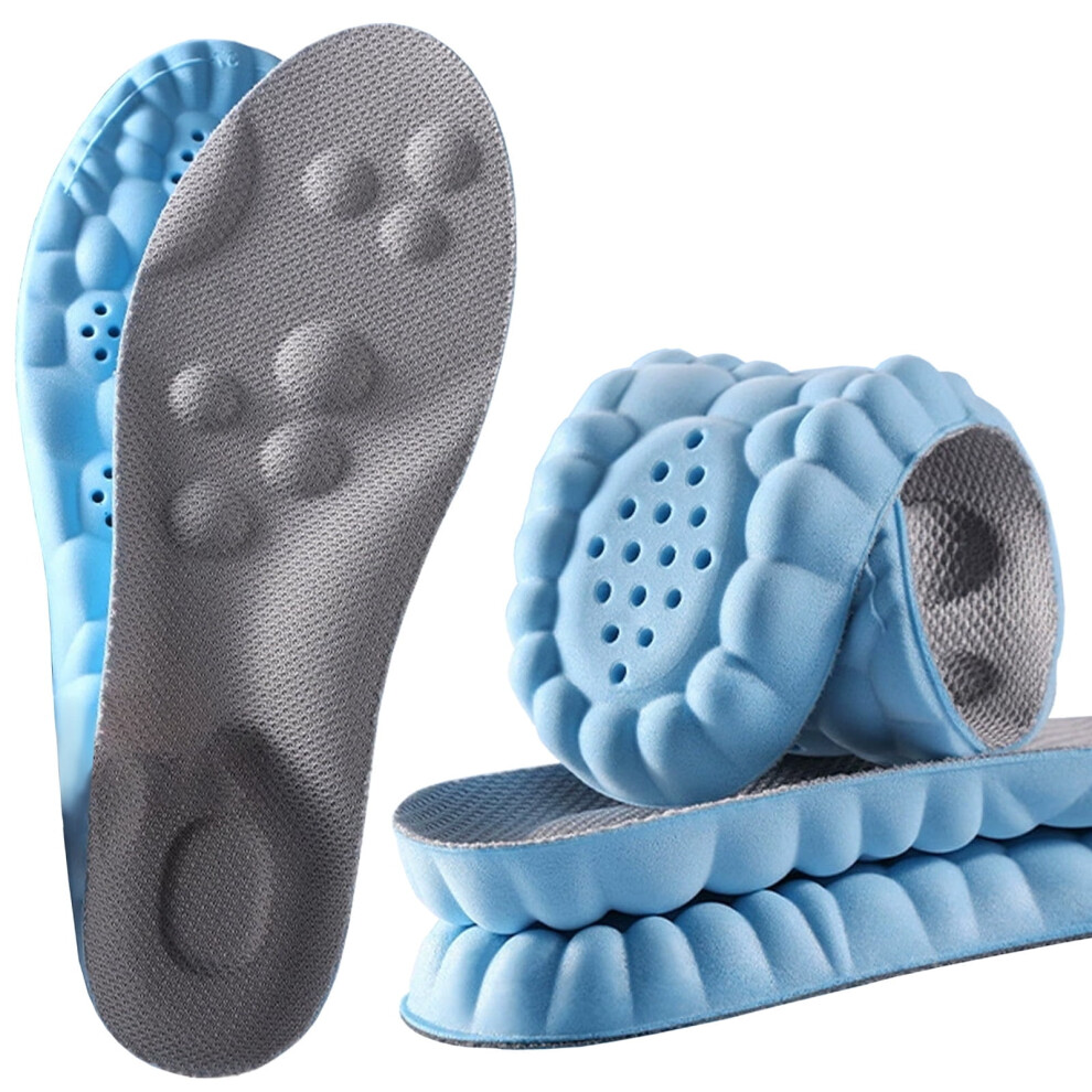 2 Pair 4D Cloud Soles for Men & Women â Super Soft U-Shape Memory Foam, Shock-Absorbing Insoles