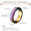 Fidget-ring i rustfrit stål med måne- og stjernedesign, størrelse 6 7