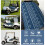 Capa para assento de carrinho de golfe em microfibra, 130 x 79 cm (51 x 31 polegadas) 6