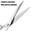 Small Craft Scissors, compatible with Sharp Scissors all Purpose, Straight Fine Tips Mini Sewing Scissors Set, Precision Detail Paper Cutting 4