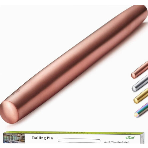 Kagerulle i roséguld i rustfrit stål, 42,5 cm