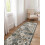 Μαροκινό χαλί δρομέων 2,5ft x 2,8ft, εξαιρετικά λεπτό ψεύτικο μαλλί 1
