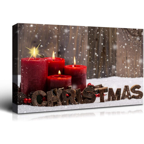 Velké vánoční plátno na zeď - Santa Design