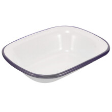 Vassoio portaoggetti in smalto per torte, 1 pezzo