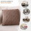 Decoratieve kussenhoezen van polyester, 50x50 cm, met ritssluiting. 7