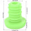 Embouts de guidon en caoutchouc polyester vert 22,2 mm 2
