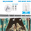 Polyester Shower Curtain with Grommets – Waterproof, 4