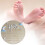 Ξύλινη πινακίδα ανακοίνωσης για το μωρό "Hello World" με προσαρμοσμένο όνομα και 4