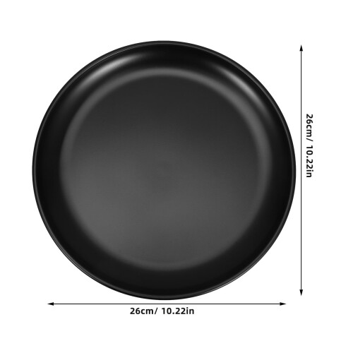 Forma redonda antiaderente preta OUNONA para pizza de 30 cm (12 polegadas). 1