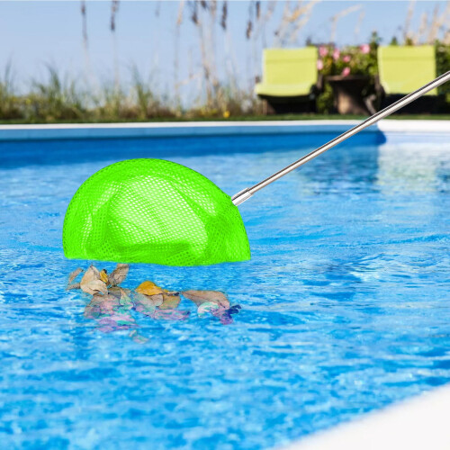 Rede expansível para piscina (37–86 cm) em plástico e metal. 2