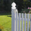 White PVC Column Cap for Fence Posts – 4 Pack 4