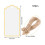 120 PCS Writable Blank Tags, 3.5x2inch Gift Tags With String, Large Marking Hang Tags for All Occasions 2
