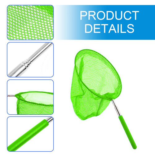 Rede expansível para piscina (37–86 cm) em plástico e metal. 1