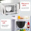 Silikonfoder för KitchenAid Mixer 4,5 och 5 liter 6