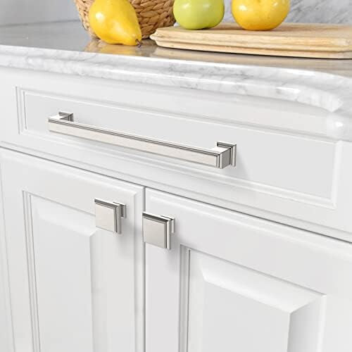 Kitchen Handles Brushed Satin Nickel 7.5 Inch 10 Pack 2