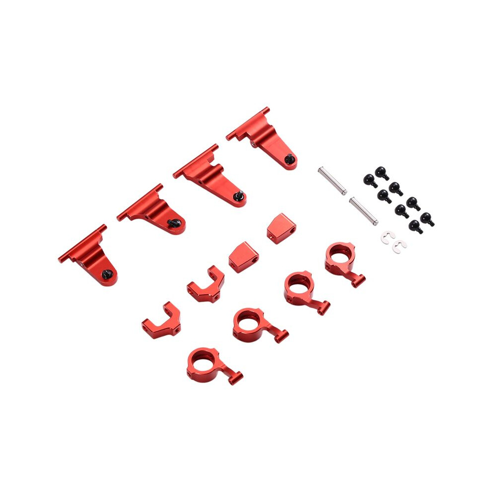 For Mx5 Nxs Rc Car Metal Steering Cup Upper Lower Swing Arm Set Shock Tower Bracket Body Post Upgrade Parts Red 6031306981797