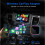 2-in-1 Wireless Carplay Adapter for &Android Audio Reactive Lighting Design Carplay Dongle Android Auto Adapter 3