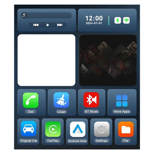 Wireless Android Auto for   CarPlay Adapter  AI Box USB Multimedia Video for Youtube Car Accessories 1