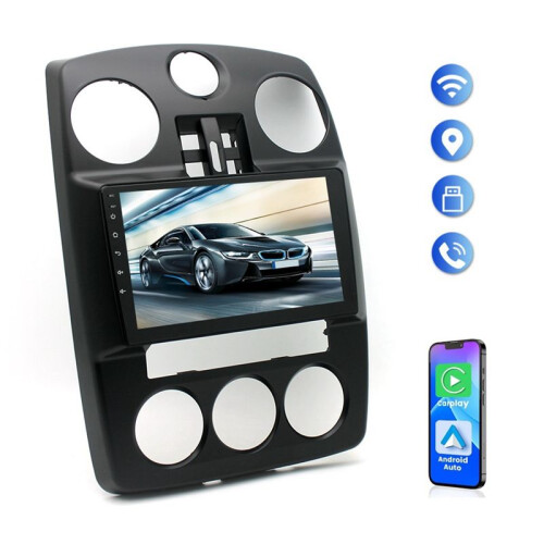 Para  PT  05-10 Rádio Automotivo com Carplay Sem Fio para Android Auto, Android 15, Tela Sensível Ao Toque de 9 Polegadas 2