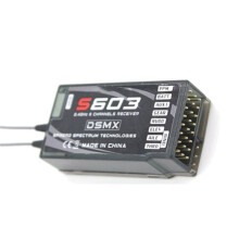 2.4GHz 6 Channel MKron DSM2 S603 RC Receiver for Model Aircraft Transmitter DX6i DX7 DX8 JR DSX7 DSX9