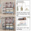 Black Double Row Clothes Rack Heavy Duty Storage Clothes Rail 2