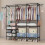 Black Double Row Clothes Rack Heavy Duty Storage Clothes Rail 7