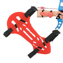 Rubber Archery Arm Guards Adjustable Safe Breathable Elastic Recurve Bow Arm UK