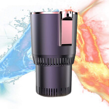 Portable Car Refrigerator Cup with Fast Cooling and Heating, Intelligent Touch Control Aluminum Alloy