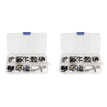 504Pcs M1.4 Screws Fastener Kit Sleeve Hex Wrench Repair Tools for Axial SCX24 1/24 RC Crawler Car Parts Accessories