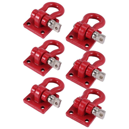 3 Pair Trailer Hook 1: 10 Scale Accessory for RC Crawler SCX-10 Truck