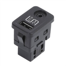New 1SJ82-JXWAA 1SJ82JXWAA for 500 2012-2014 and Me Media Player USB AUX Charging Port Module Socket