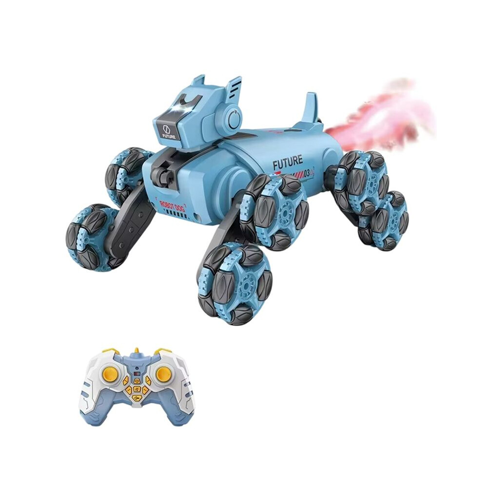Rc Stunt Dog Remote Control Robot Intelligent Mechanical Spray Dog Mode Music 360 Rotation Drift Kid Toy Gifts 4713774057632