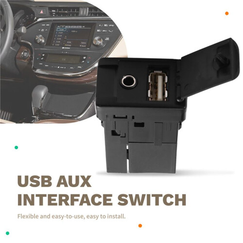USB AUX Interface  5 Pin Plug Adapter Harness Cable Kit for   Camry Reiz RAV4 Prius Verso Highlander