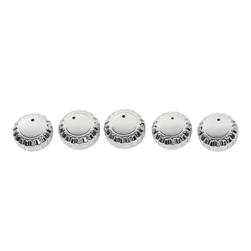 Chrome Radio Stereo Knobs Covers Cap for  Goldwing 1500 GL1500A Aspencade