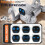 2.4G Intelligent RC Robot Mechanical Dog Voice Dialogue Cute Expression Light APP Remote Control Programming Toy Gray 7
