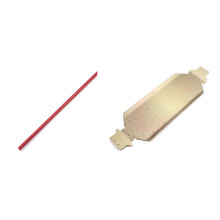 Metal Chassis Body Frame Board with Metal Central Drive Shaft Upgrade for 124019 124018 1/12 RC Car