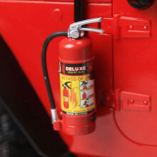 2 Set RC Decoration Metal Fire Extinguisher for 1/10 RC Crawler Axial SCX10 90046 TRX4 D90, Red & Green
