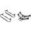 2 Pcs 1/10 RC Car Chassis Side Bar Side Step Slider & 2 Pcs Body Mount Bracket EA1016 1