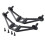 2 Pcs 1/10 RC Car Chassis Side Bar Side Step Slider & 2 Pcs Body Mount Bracket EA1016 7