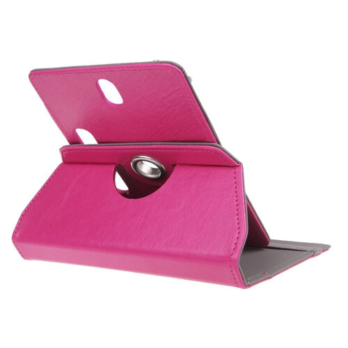 Capa universal de couro com aba para tablet Android, rosa choque, 10,8 x 8,8 polegadas. Ferramentas e acessórios para casa. 2