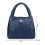 Dameshandtas van PU-leer met ritssluiting, donkerblauw. 2