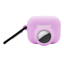 Compatibil cu AirPods Pro3, carcasă din silicon 2 în 1 cu breloc, rezistentă la șocuri, anti-pierdere, încărcare wireless, design luminos.