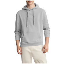 Sweat à capuche en polaire douce pour homme - Sweat-shirt chaud à manches longues, couleur unie, avec poches, idéal pour les activités de plein