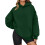 Oversized Damen-Kapuzenpullover, lässiger Pullover mit Vordertasche, einfarbige Herbst-/Winterbekleidung – Einheitsgrößen 1