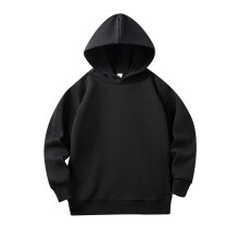 Baby Kinder Langarm-Pullover-Hoodie, einfarbig, Sweatshirt, Oberteil, Kinder Unisex, weicher Mantel, Bluse mit Tasche für 5-6 Jahre