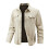 Ανδρικό Bomber Jacket Kukoosong με Στάμπα, Casual, Ριχτό Πέτο, Ζακέτα με Κουμπιά, Γρήγορο 3