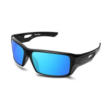 Lunettes de soleil de sport polarisées enveloppantes pour grandes têtes, hommes et femmes, protection UV400, réf. 8232